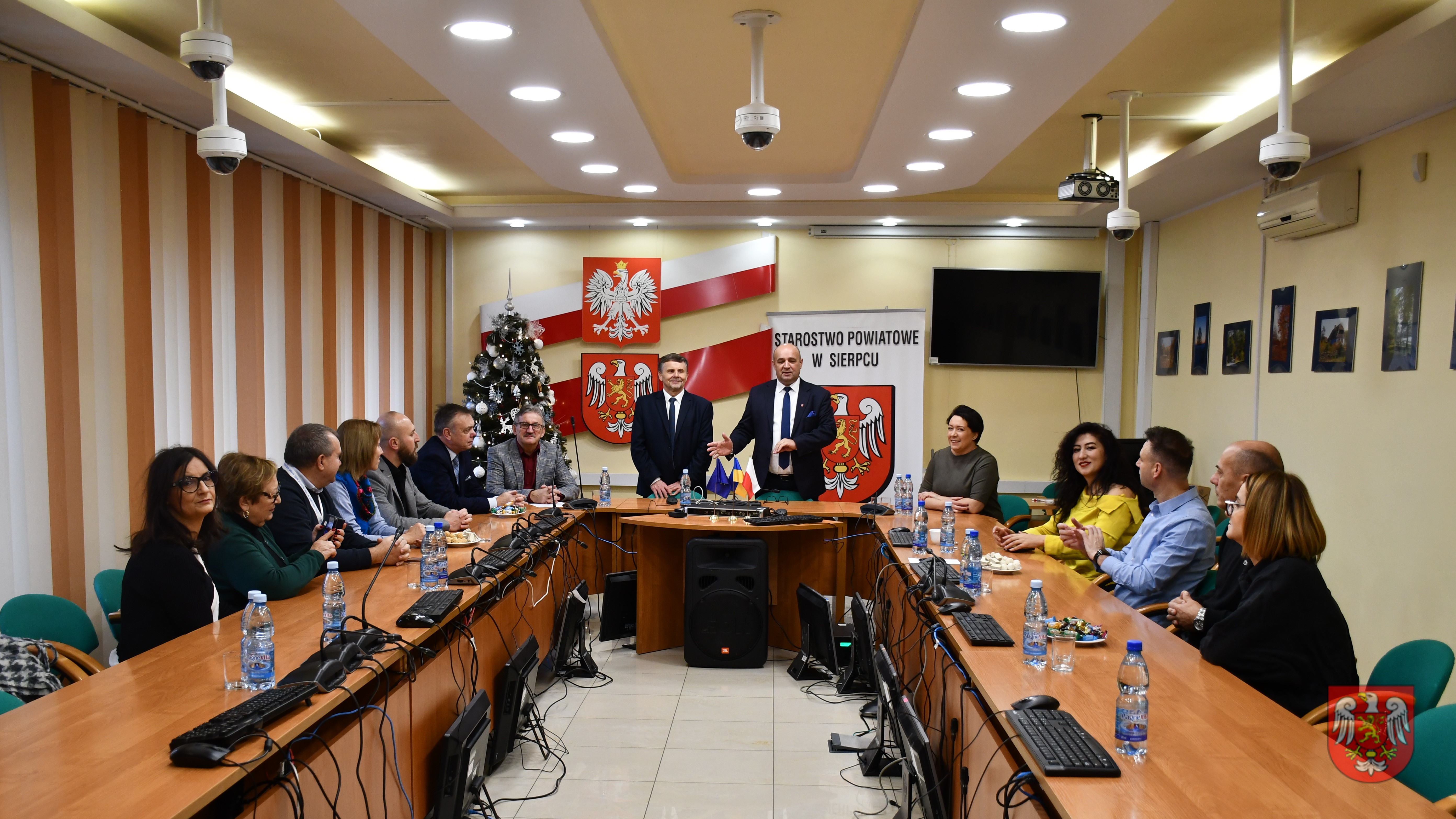 W ramach projektu Erasmus Goście z Turcji, Rumuni, Macedonii i Włoch odwiedzili Starostwo Powiatowe w Sierpcu.