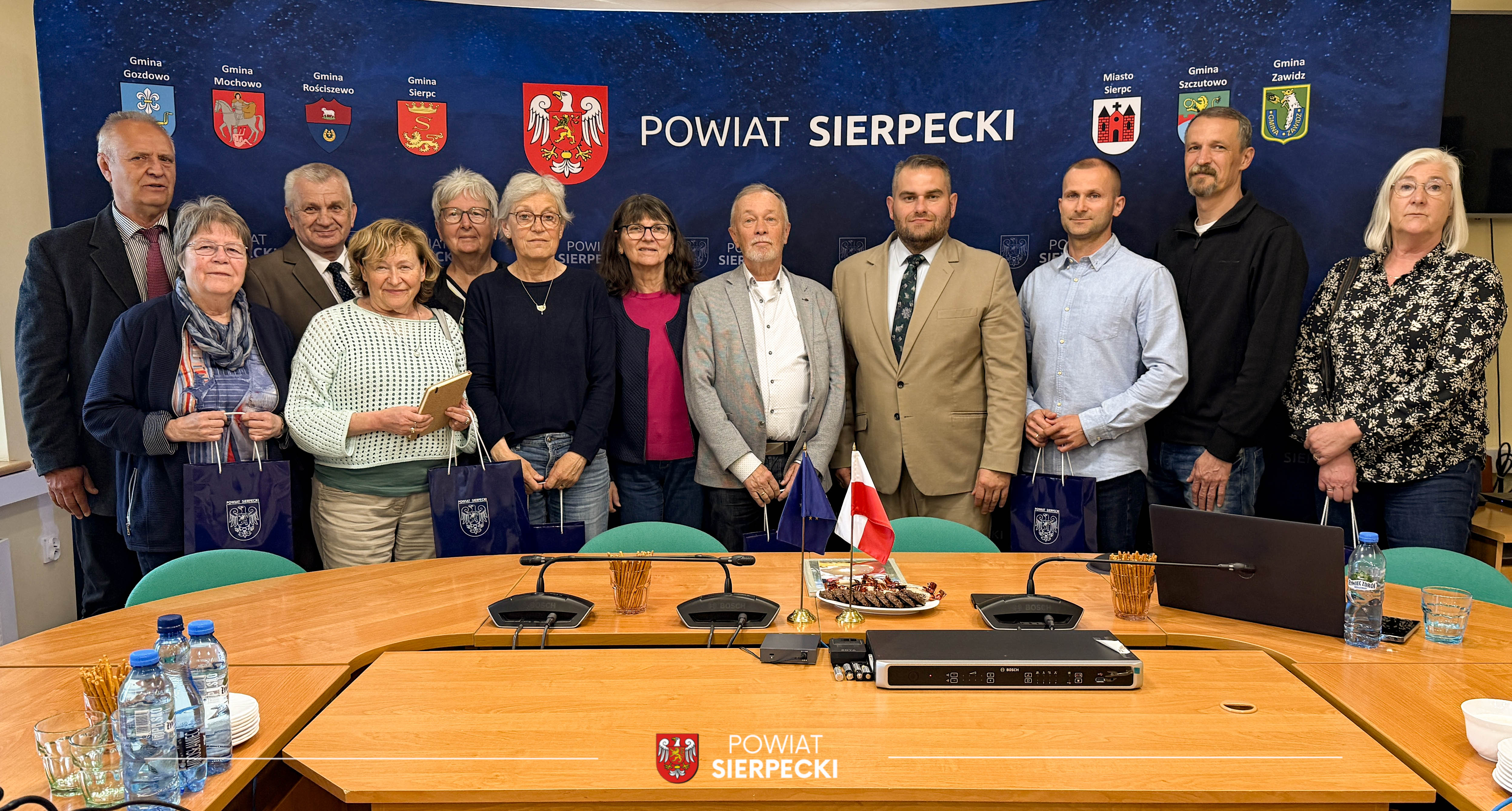 Powiat Sierpecki otwarty na Europę – delegacja z Niemiec z wizytą w Sierpcu